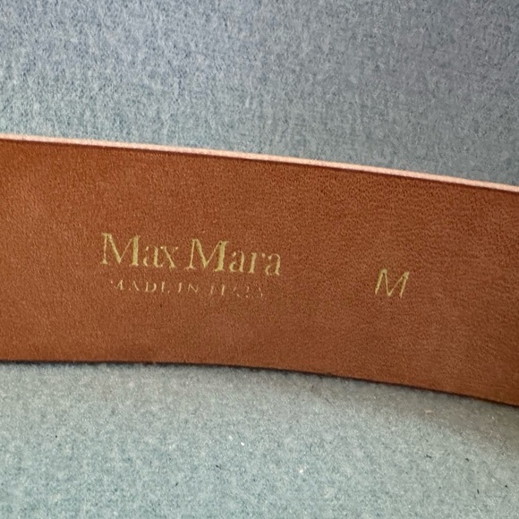 MaxMara Logo D-ring Leather Waist Belt | MAX MARA - Picture 4 of 8